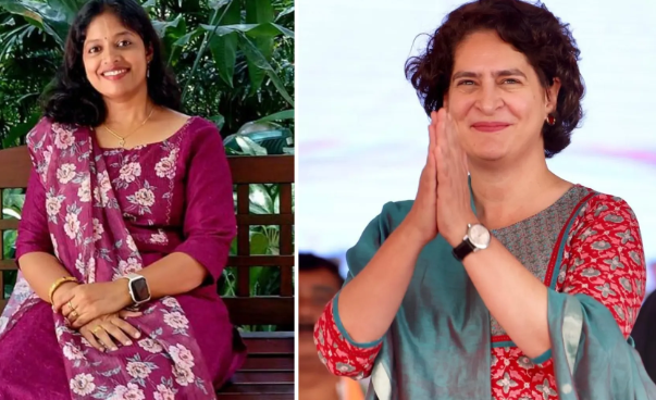 वायनाड में प्रियंका के खिलाफ भाजपा की नव्या